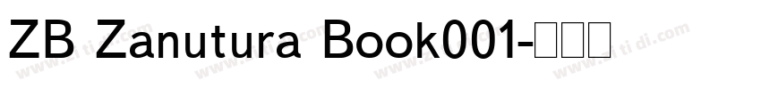 ZB Zanutura Book001字体转换
